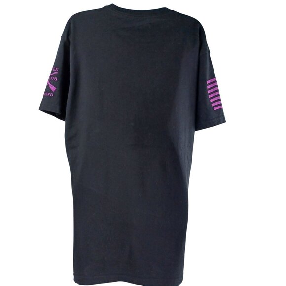 Grunt Style Black Sugar Skull T-Shirt Short Sleeve Cotton Crew Neck Men Size XL - Picture 4 of 9